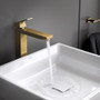 Grohe Eurocube 1.2 GPM Single Hole Bathroom Faucet with SilkMove, StarLight, EcoJoy, and QuickFix Technologies