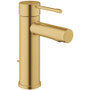 Grohe Essence 1.2 GPM Single Hole Bathroom Faucet with Pop-Up Drain Assembly, StarLight, SilkMove, and EcoJoy Technology