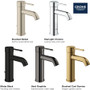 Grohe Essence 1.2 GPM Single Hole Bathroom Faucet with Pop-Up Drain Assembly, StarLight, SilkMove, and EcoJoy Technology