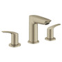 Grohe Eurosmart 1.2 GPM Deck Mounted Widespread Bathroom Faucet with Drain Assembly