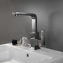 Grohe Eurocube 1.2 GPM Single Hole Bathroom Faucet with EcoJoy, SilkMove, StarLight, and QuickFix Technologies - Includes Pop-Up Drain Assembly