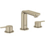 Grohe Lineare 1.2 GPM Widespread Bathroom Faucet with StarLight, Aquaglide, and QuickFix Technologies - Includes Pop-Up Drain Assembly
