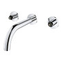 Grohe Atrio New 1.2 GPM Wall Mounted Widespread Bathroom Faucet - Less Handles