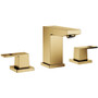 Grohe Eurocube 1.2 GPM Widespread Bathroom Faucet with StarLight, EcoJoy, and QuickFix Technologies - Includes Pop-Up Drain Assembly