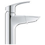 Grohe Eurosmart 1.2 GPM Deck Mounted Single Hole M-Size Bathroom Faucet with Drain Assembly and Pull-Out