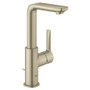 Grohe Lineare 1.2 GPM Single Hole Bathroom Faucet with SilkMove, StarLight, AquaGlide, and QuickFix Technologies - Includes Pop-Up Drain Assembly