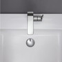 Grohe Lineare 1.2 GPM Single Hole Bathroom Faucet with SilkMove, StarLight, AquaGlide, and QuickFix Technologies - Includes Pop-Up Drain Assembly
