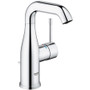 Grohe Essence 1.2 GPM Single Hole Bathroom Faucet with Pop-Up Drain Assembly With SilkMove and EcoJoy Technology
