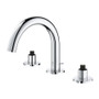 Grohe Atrio New 1.2 GPM Widespread Bathroom Faucet with Pop-Up Drain Assembly - Less Handles