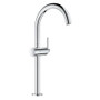 Grohe Atrio New 1.2 GPM Vessel Single Hole Bathroom Faucet with Lever Handle and Pop-Up Drain Assembly