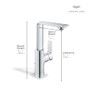 Grohe Allure New 1.2 GPM Single Hole Bathroom Faucet with QuickFix Technology