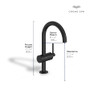 Grohe Atrio New 1.2 GPM Single Hole Bathroom Faucet with Pop-Up Drain Assembly