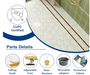 Tido 30" Linear Shower Drain with Tile-in Grate