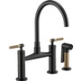 Brizo Litze Double Handle Bridge Kitchen Faucet