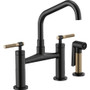 Brizo Litze Double Handle Bridge Kitchen Faucet