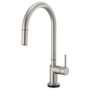 Brizo Odin 1.8 GPM Single Hole Pull Down Kitchen Faucet with Arc Spout - Less Handle