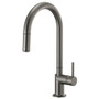 Brizo Odin 1.8 GPM Single Hole Pull Down Kitchen Faucet with Arc Spout - Less Handle