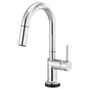 Brizo Odin 1.8 GPM Single Hole Pull Down Prep/Bar Faucet with Arc - Less Handle