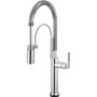 Brizo Litze 1.8 GPM Semi-Professional Kitchen Faucet with On/Off Touch Activation, Two-function Spray Wand and Knurled Handle