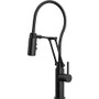 Brizo Odin 1.8 GPM Pre-Rinse Pull-Down Kitchen Faucet with Dual Jointed Articulating Arm, Magnetic Docking Spray Head and Metal Finished Hose - Less Handle