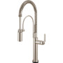 Brizo Litze 1.8 GPM Semi-Professional Kitchen Faucet with On/Off Touch Activation, Two-function Spray Wand and Industrial Handle