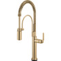 Brizo Litze 1.8 GPM Semi-Professional Kitchen Faucet with On/Off Touch Activation, Two-function Spray Wand and Industrial Handle