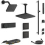 Kohler Parallel Electronic, Thermostatic Shower System with Shower Head, Hand Shower, Slide Bar, Bodysprays, Shower Arm, Hose, and Valve Trim