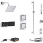 Kohler Parallel Electronic, Thermostatic Shower System with Shower Head, Hand Shower, Slide Bar, Bodysprays, Shower Arm, Hose, and Valve Trim