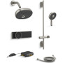 Kohler Statement Electronic, Thermostatic Shower System with Shower Head, Hand Shower, Slide Bar, Shower Arm, Hose, and Valve Trim