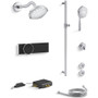 Kohler Occasion Electronic, Thermostatic Shower System with Shower Head, Hand Shower, Slide Bar, Shower Arm, Hose, and Valve Trim