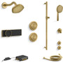 Kohler Occasion Electronic, Thermostatic Shower System with Shower Head, Hand Shower, Slide Bar, Bodysprays, Shower Arm, Hose, and Valve Trim