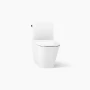Kohler Brazn® One-piece compact elongated toilet with skirted trapway, dual-flush K-22378-0