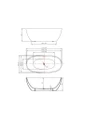 Colorado 59 inch Soaker Freestanding  Bathtub -In Stock