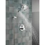 Delta 14S Shower Trim w Fixed Head & Hand Shower Chrome Complete