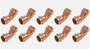 Pro- Press 1/2" inch Copper Press 45 Degrees Elbow Plumbing Fitting  for 50 pcs