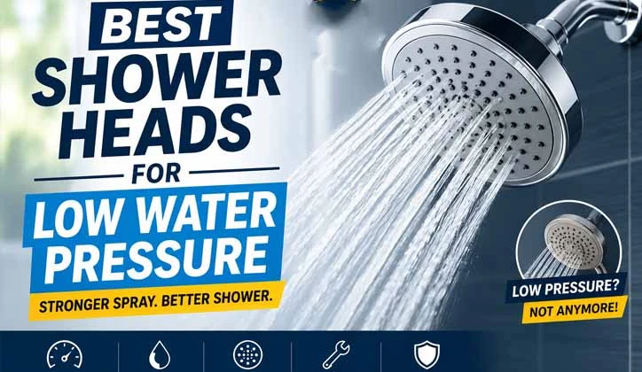Best Shower Heads for Low Water Pressure – Tested for Stronger Spray