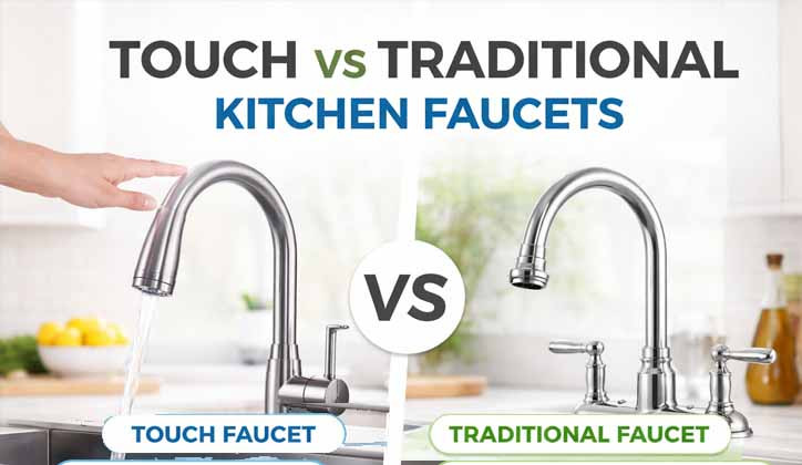 Touch Kitchen Faucet vs Traditional Faucet: Which One Is Right for Your Kitchen?