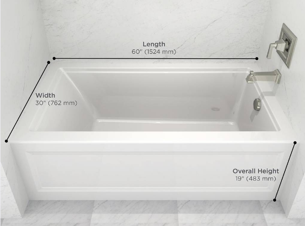 60waterさん専用です Town Square S 60x30 Right-Drain Tub | Royal Bath Place