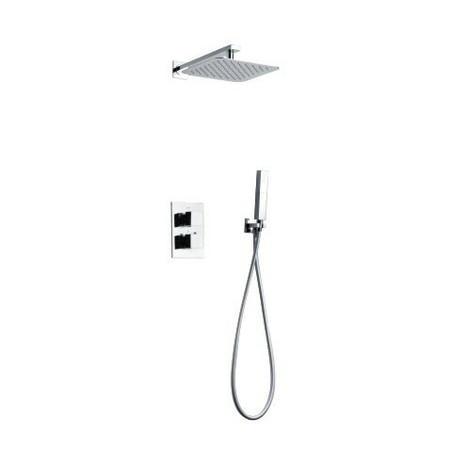 Riobel Retro 3-Way Thermostatic Shower System Chrome Finish - Royal Bath  Place