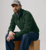 levis-mens-knit-quarter-zip-sweater-green