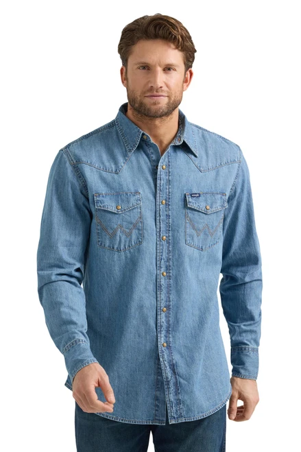 western-wrangler-denim-blue-shirt