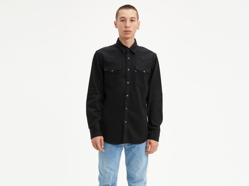 Barstow Denim Western Shirt - Marble 