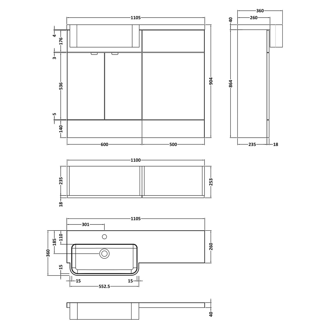 Dimensions