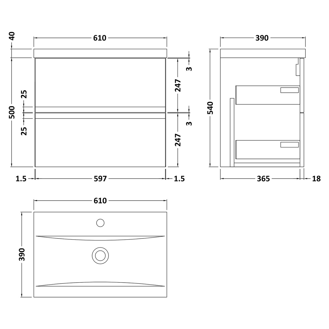 Dimensions