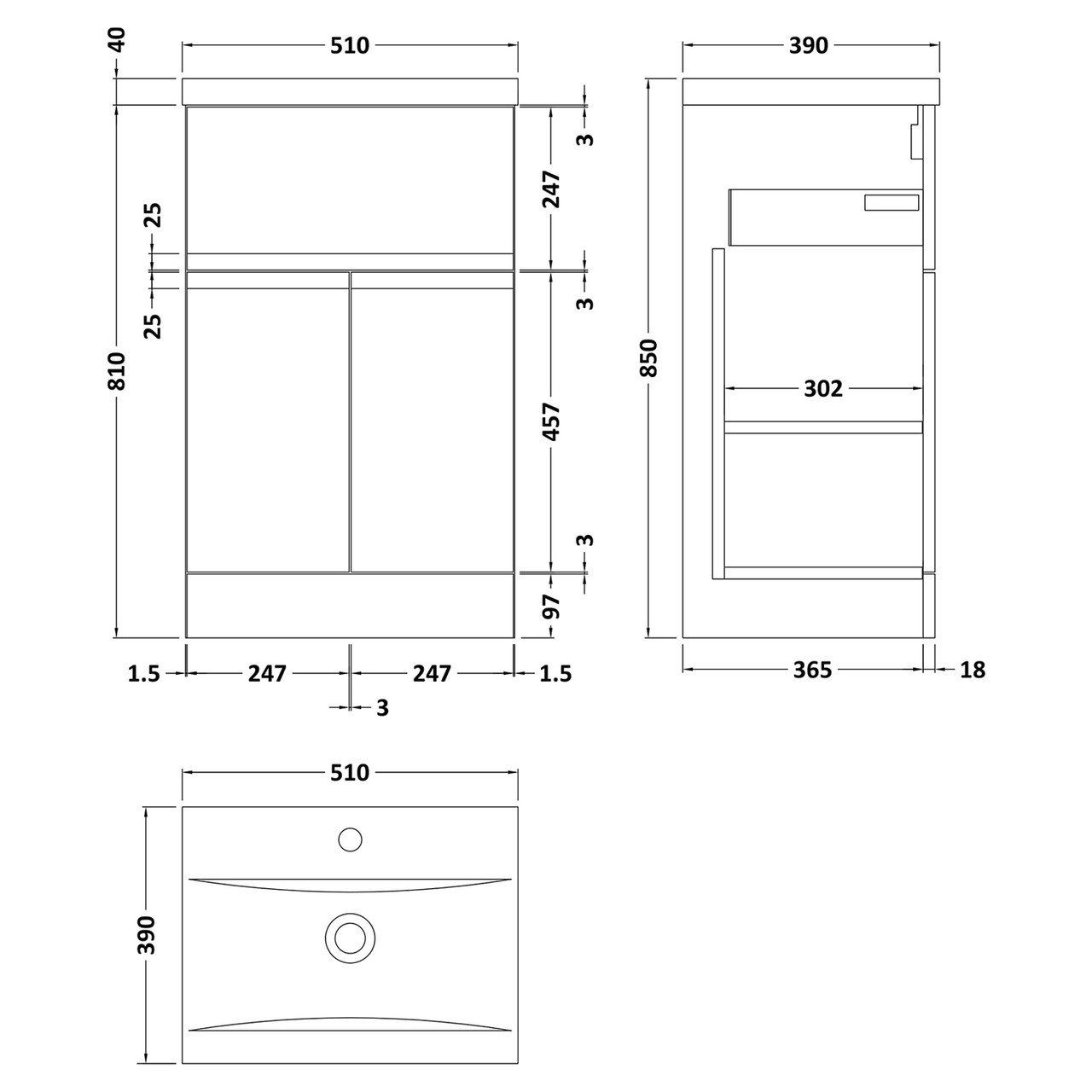 Dimensions