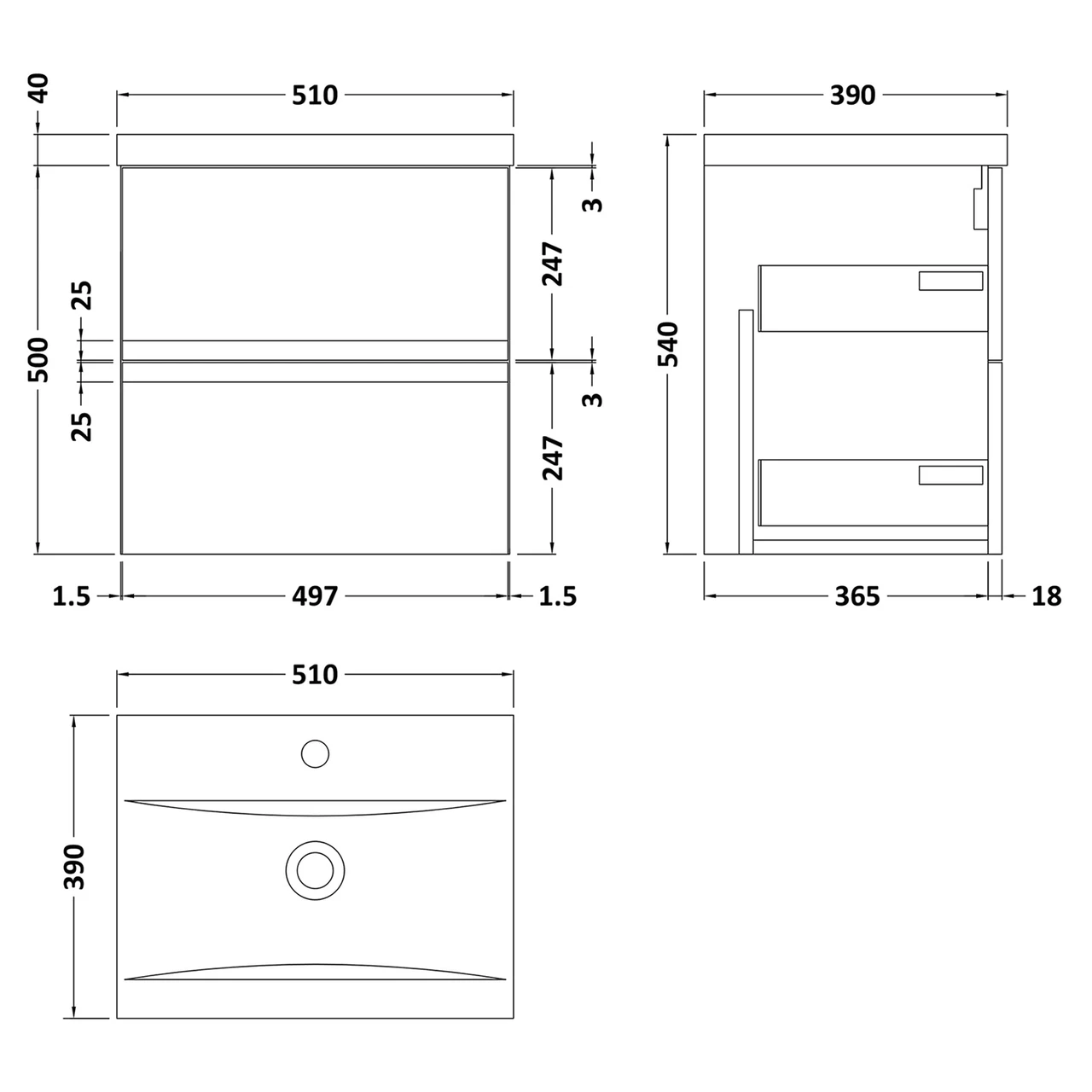 Dimensions