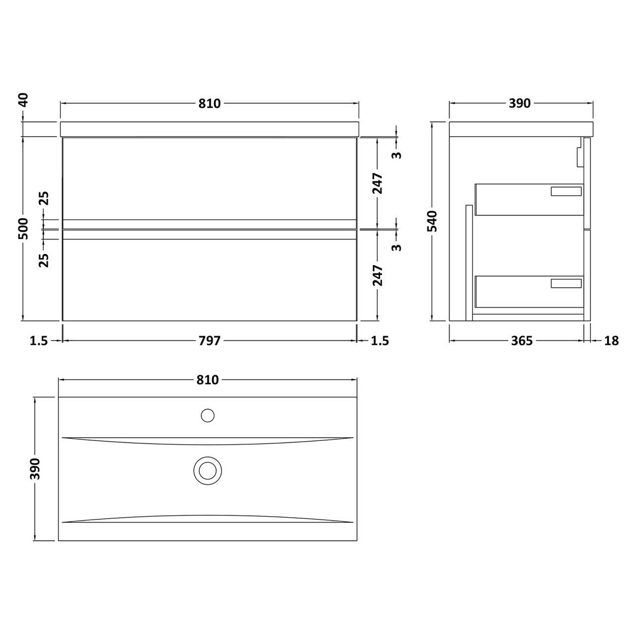 Dimensions