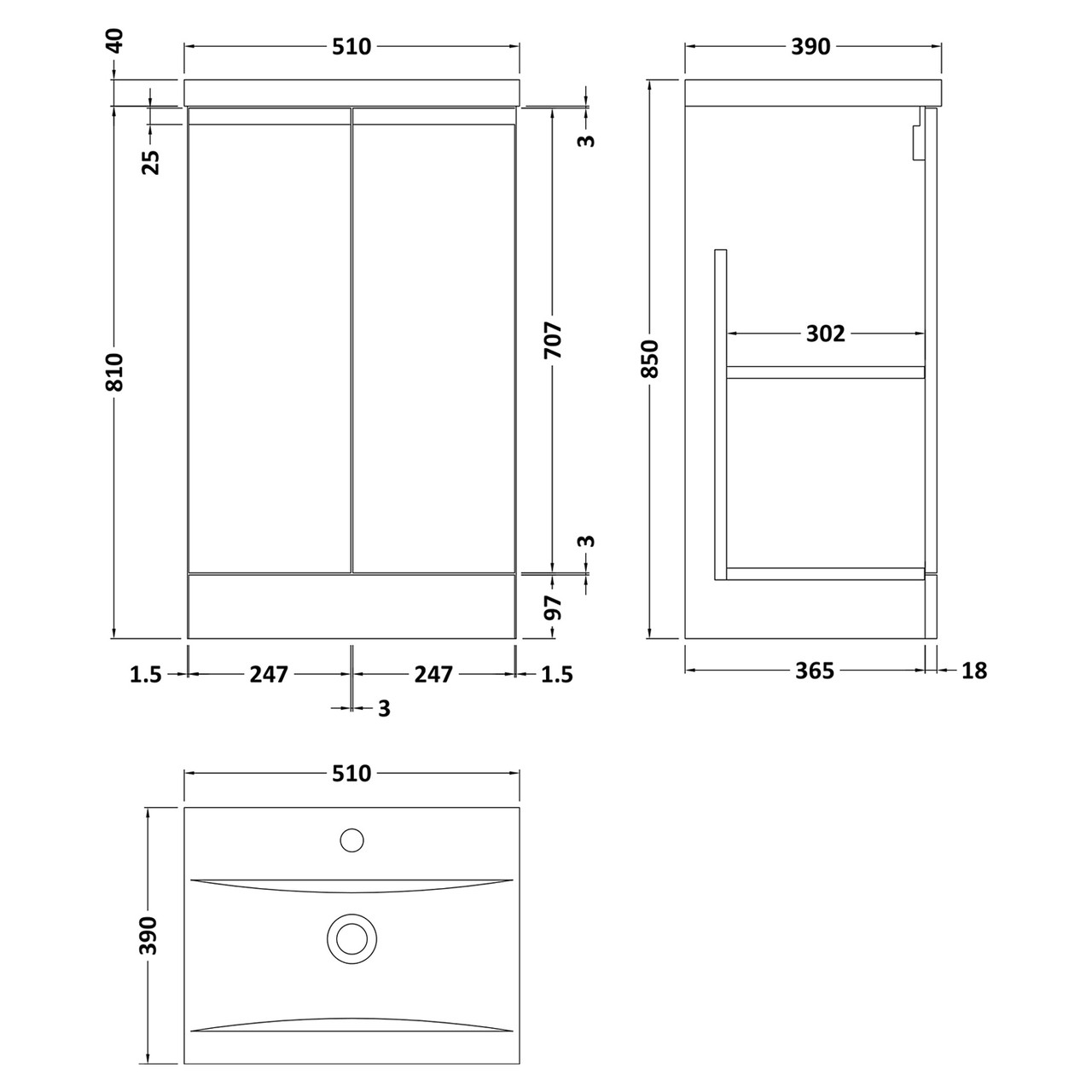 Dimensions