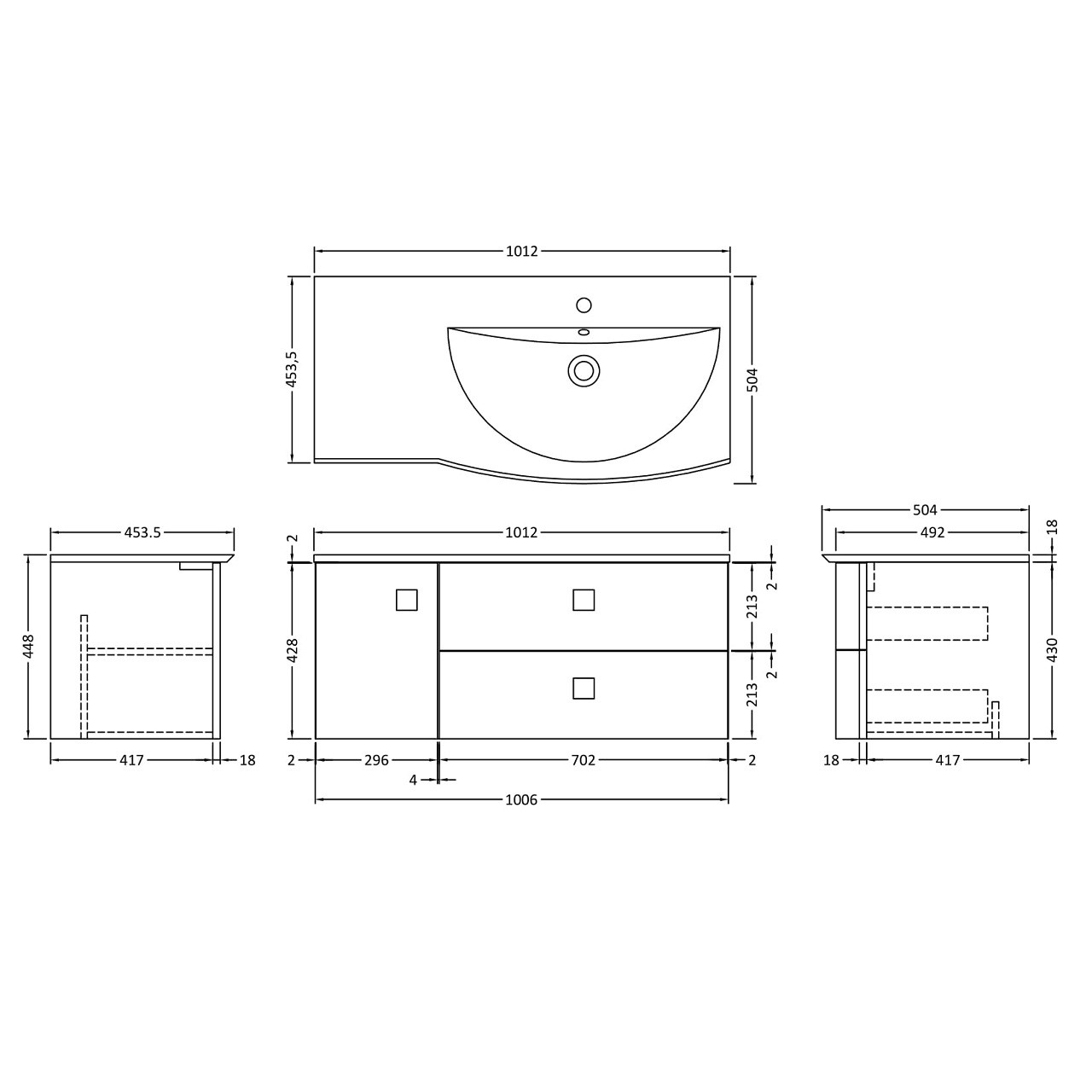 Hyde Lane 1000スレッドカウント ネイビー カリフォルニアキングシーツセット 深いポケット | サテン地ソフトコットン ベッドシーツ 4枚 - フィット フ並行輸入