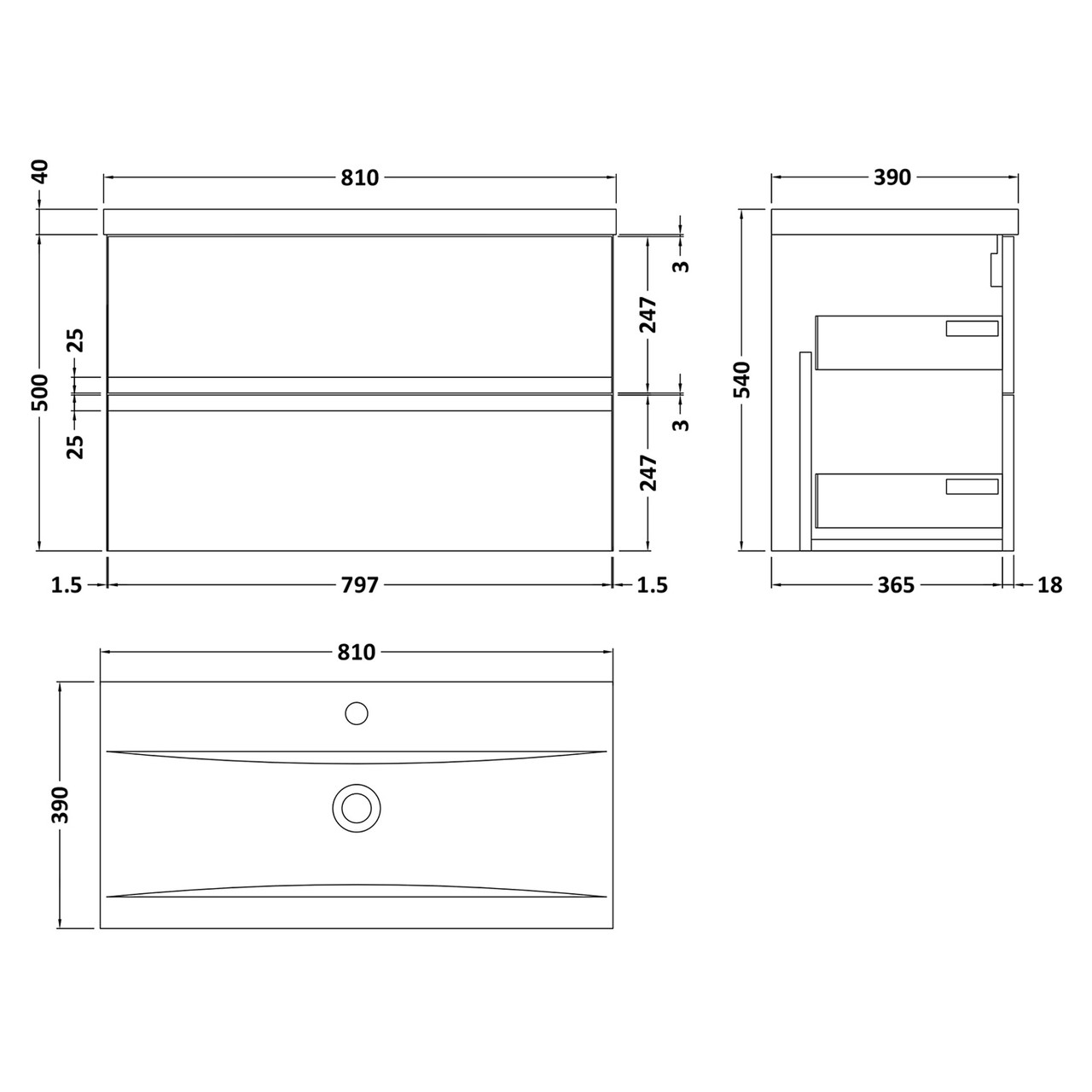 Dimensions
